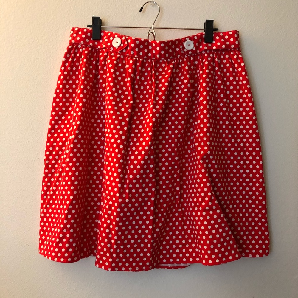 Polka dot skirt